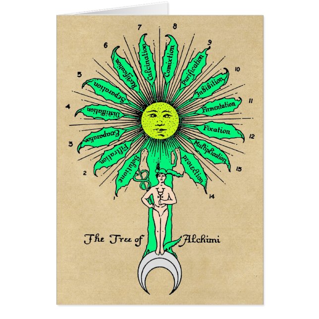 Cartão Hermes Tree of Alchemy Card (Frente)