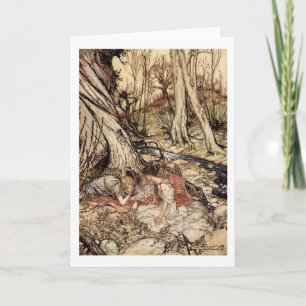 Cartão Hermia e Lysander