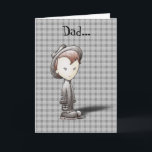 Cartão 'Hero' Card<br><div class="desc">Inside reads: "you've always been my hero." Customizable. Look for the 'girl' version too!</div>