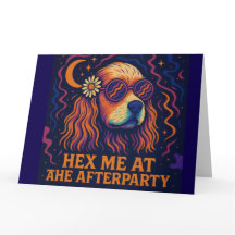 Hex Me in the Afterparty - Birthday Card