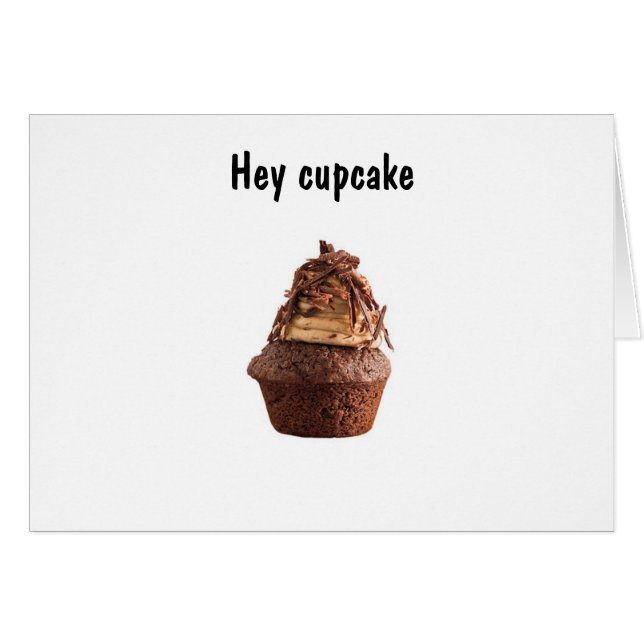 CARTÃO HEY CUPCAKE-U R O MAIS DOCE (Frente Horizontal)