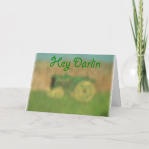 Cartão Hey Darlin