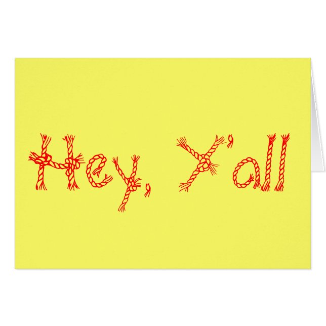 Cartão Hey, você (Frente Horizontal)