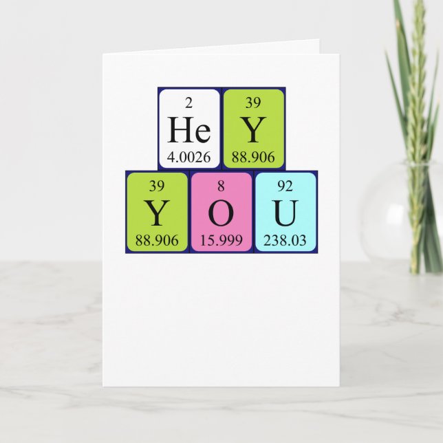 Cartão Hey You Birthday card 3 (Frente)