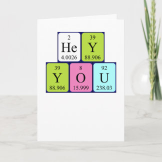 Cartão Hey You Birthday card 3