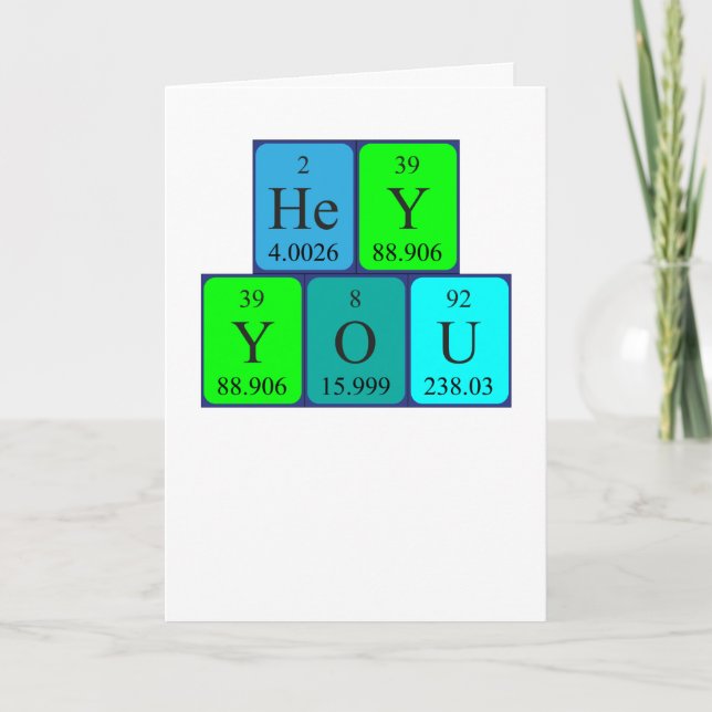 Cartão Hey You Birthday card 4 (Frente)