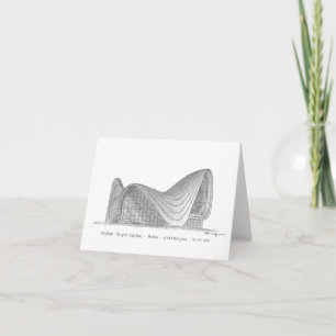 Cartão Heydar Aliyev Center, Baku, Azerbaijan
