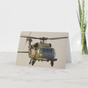 Cartão HH-60G Pave Hawk Helicopter Greeting Card