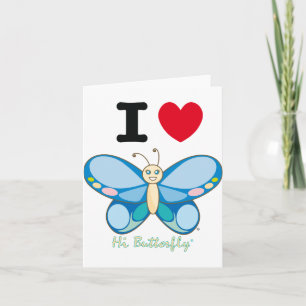 Cartão Hi Butterfly® Note Card