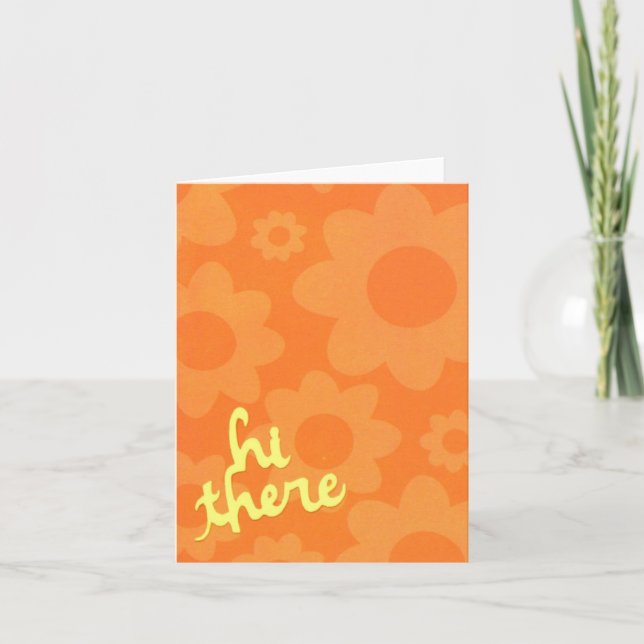 Cartão Hi There Note Card (Frente)