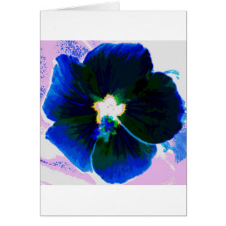 Cartão Hibiscus Azul