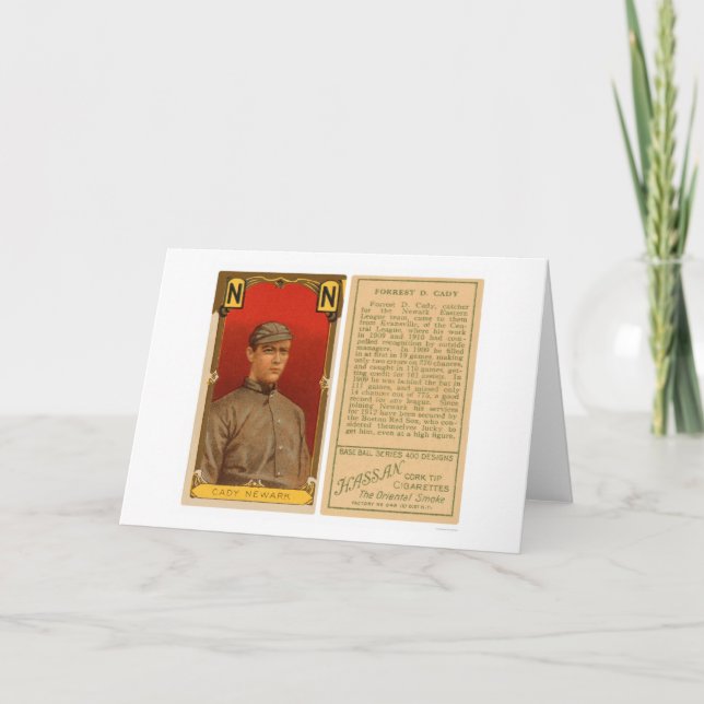 Cartão Hick Cady Newark Baseball 1911 (Frente)