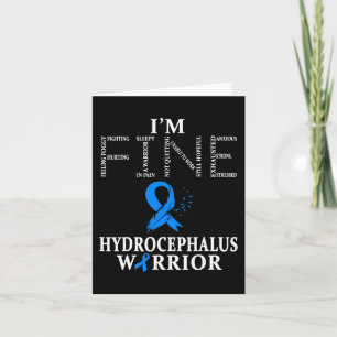 Cartão Hidrocephalus Warrior Eu sou Fine Feather