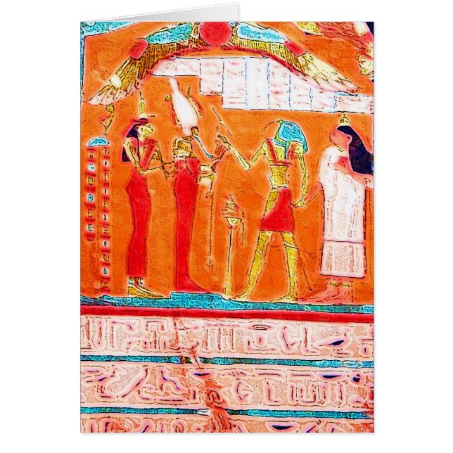 Cartão Hieroglyphs (Frente)