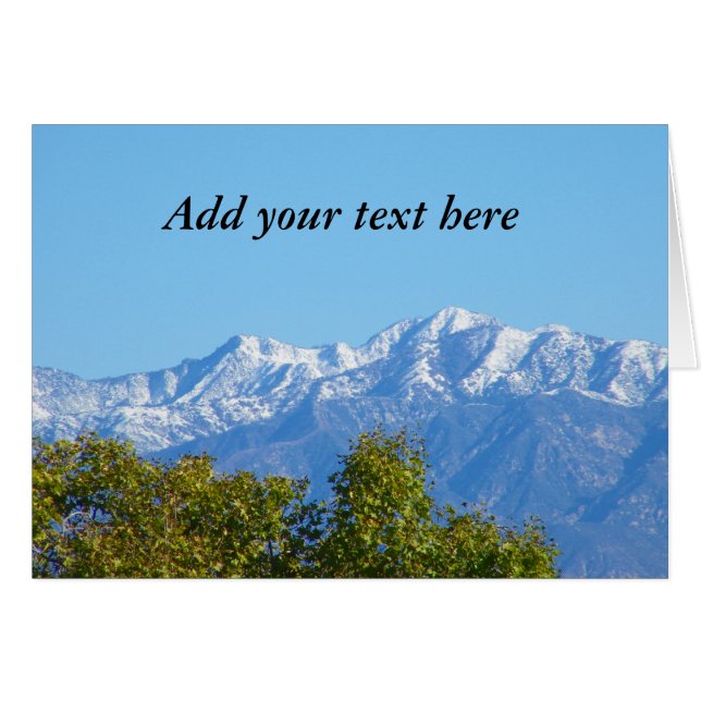 Cartão High_ Card de montanha (Frente horizontal)