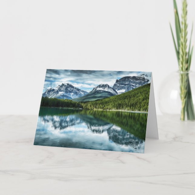 Cartão High Lake Reflection (Frente)