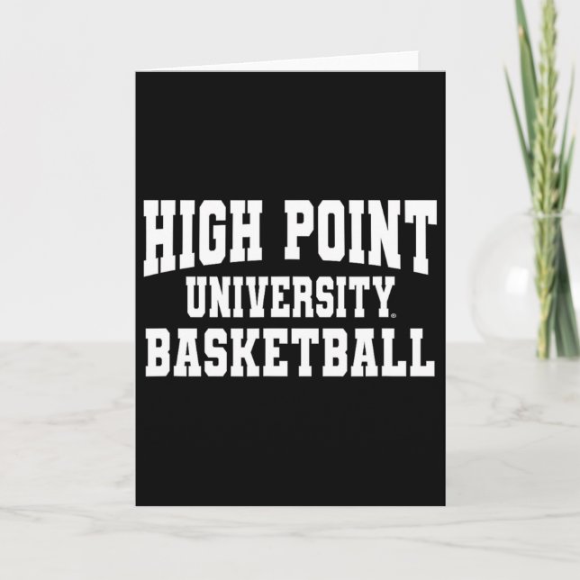Cartão High Point Panthers University Sketll 02 Fã de Esp (Frente)