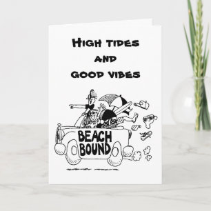 Cartão HIGH TIDES AND GOOD TIMES *50th* BIRTHDAY Card