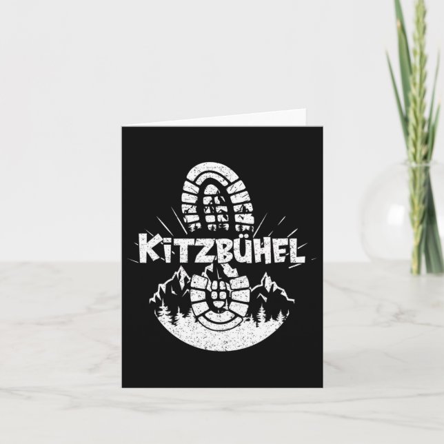 Cartão Hiker Kitzbühel Tyrol Áustria Férias (Frente)