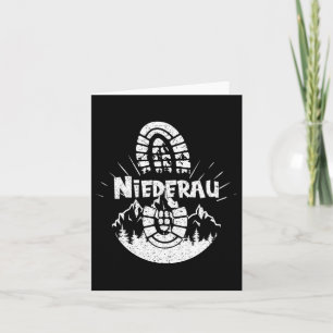 Cartão Hiker Niederau Tyrol Áustria Férias 1