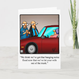 Cartão Hilarious Wedding Anniversary Greeting Card