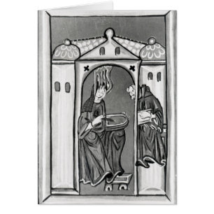 Cartão Hildegard de Bingen