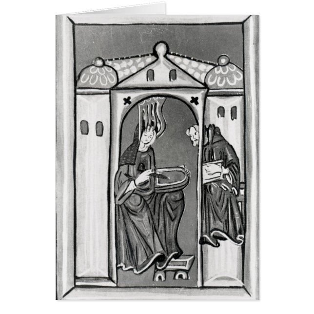 Cartão Hildegard de Bingen (Frente)