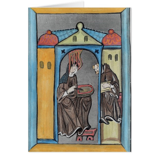 Cartão Hildegard de Bingen (Frente)
