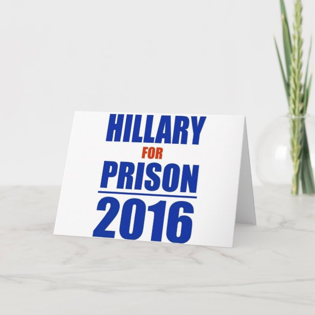 Cartão Hillary 2016 (Frente)
