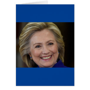 Cartão Hillary Clinton