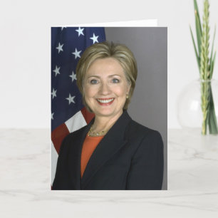 Cartão Hillary Clinton