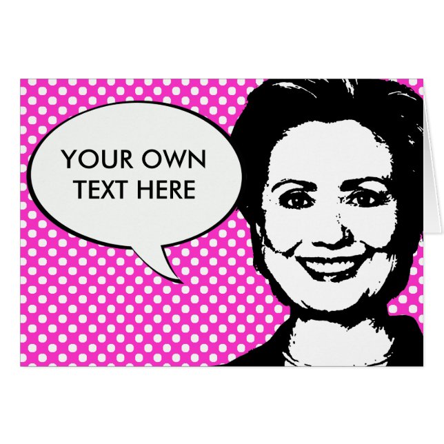 Cartão Hillary Clinton 2012 (Frente Horizontal)