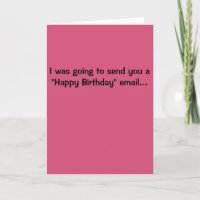 Hillary Clinton Birthday Card