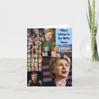 Cartão hillary clinton card