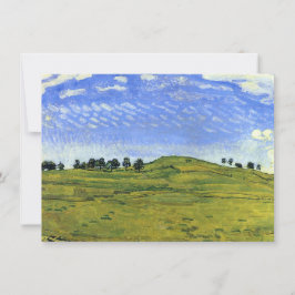 Cartão Hilly Landscape With Ravens (por Ferdinand Hodler)