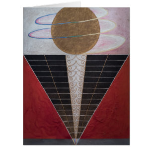 Cartão Hilma Af Klint, Altarpart No.2, Abstrato Art