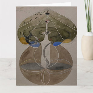Cartão Hilma Af Klint, Árvore Do Conhecimento N.º 2, Abst