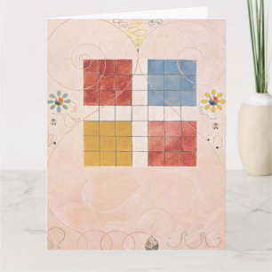 Cartão Hilma Af Klint, O Dez Maior Nº10, Abstrato Art