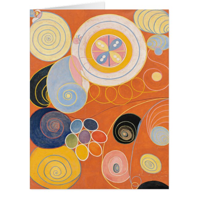 Cartão Hilma Af Klint, Os Dez Maiores No3, Abstrato Art (Frente)