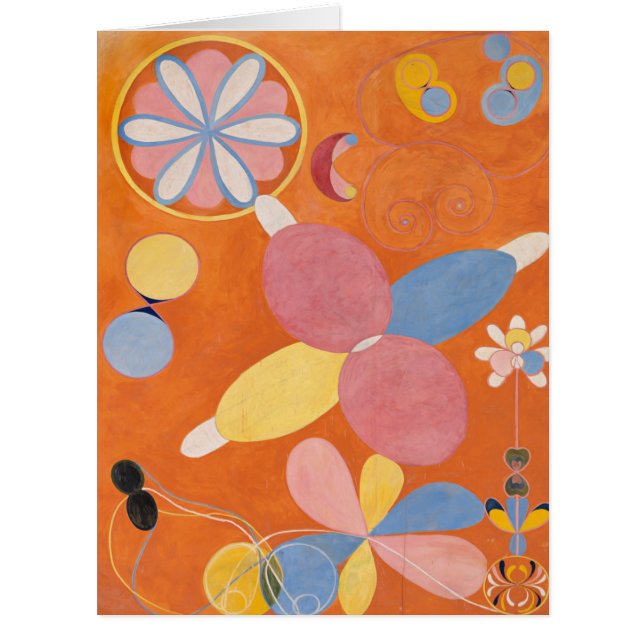 Cartão Hilma Af Klint, Os Dez Maiores No4, Abstrato Art (Frente)