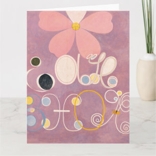 Cartão Hilma Af Klint, Os Dez Maiores No5, Abstrato Art