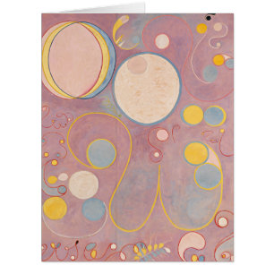 Cartão Hilma Af Klint, Os Dez Maiores Sem8, Abstrato Art