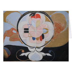 Cartão Hilma Af Klint, The Evolution No.13, Abstrato Art