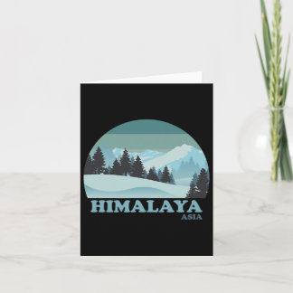 Cartão Himalaya Asia Ski Resort Skiting Snowboard