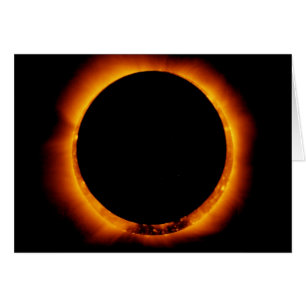 Cartão Hinode observa um eclipse solar anual