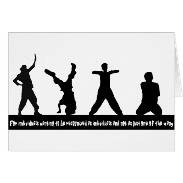 Cartão Hip Hop (Frente Horizontal)