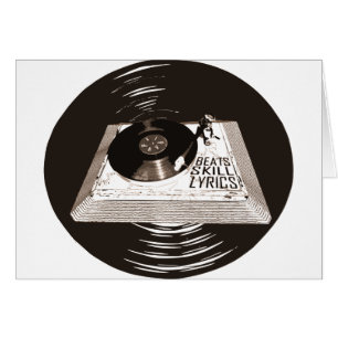 CARTÃO HIP HOP BEATS SKILL LYRICS ATIVÁVEL