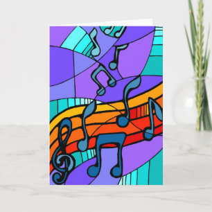 Cartão Hip Hop Music Card