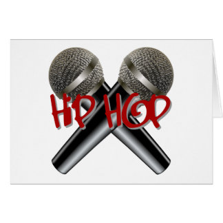 Cartão Hip Hop - o rap DJ do mc bate o r&b dos grafites