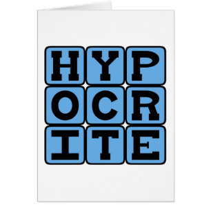 Cartão Hipócrita, Mentiroso
